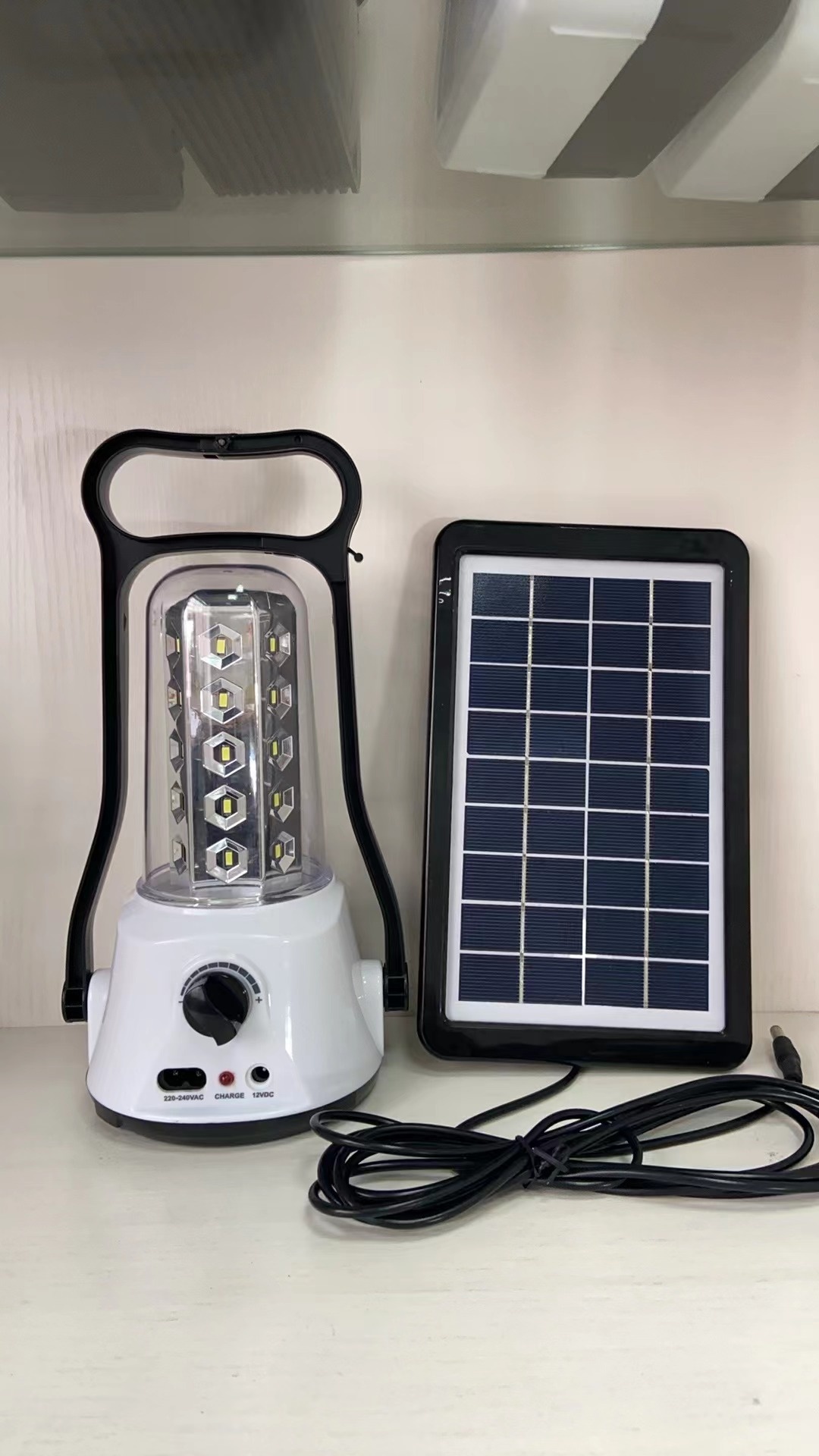 Emergency solar lamp for family and outdoor camping emergency use