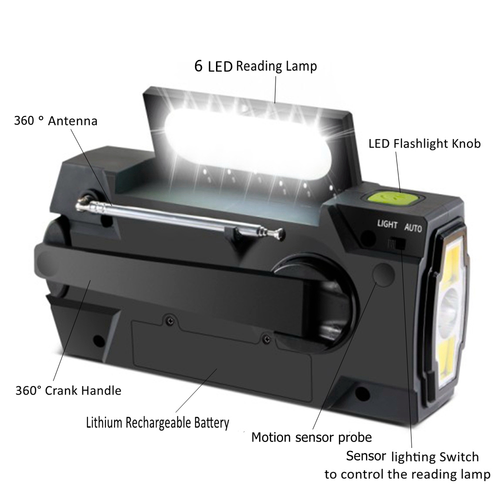 FM AM radio, FM radio, emergency radio, solar carnk radio, solar dynamo radio, solar emergency radio, NOAA Weather radio.