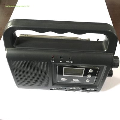 Solar Dynamo Shortwave Radio with LED light