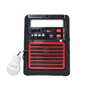 Solar Energy System with Torch and Lighting FM Radio USB MP3 Player